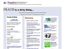 Tablet Screenshot of fraudaid.com